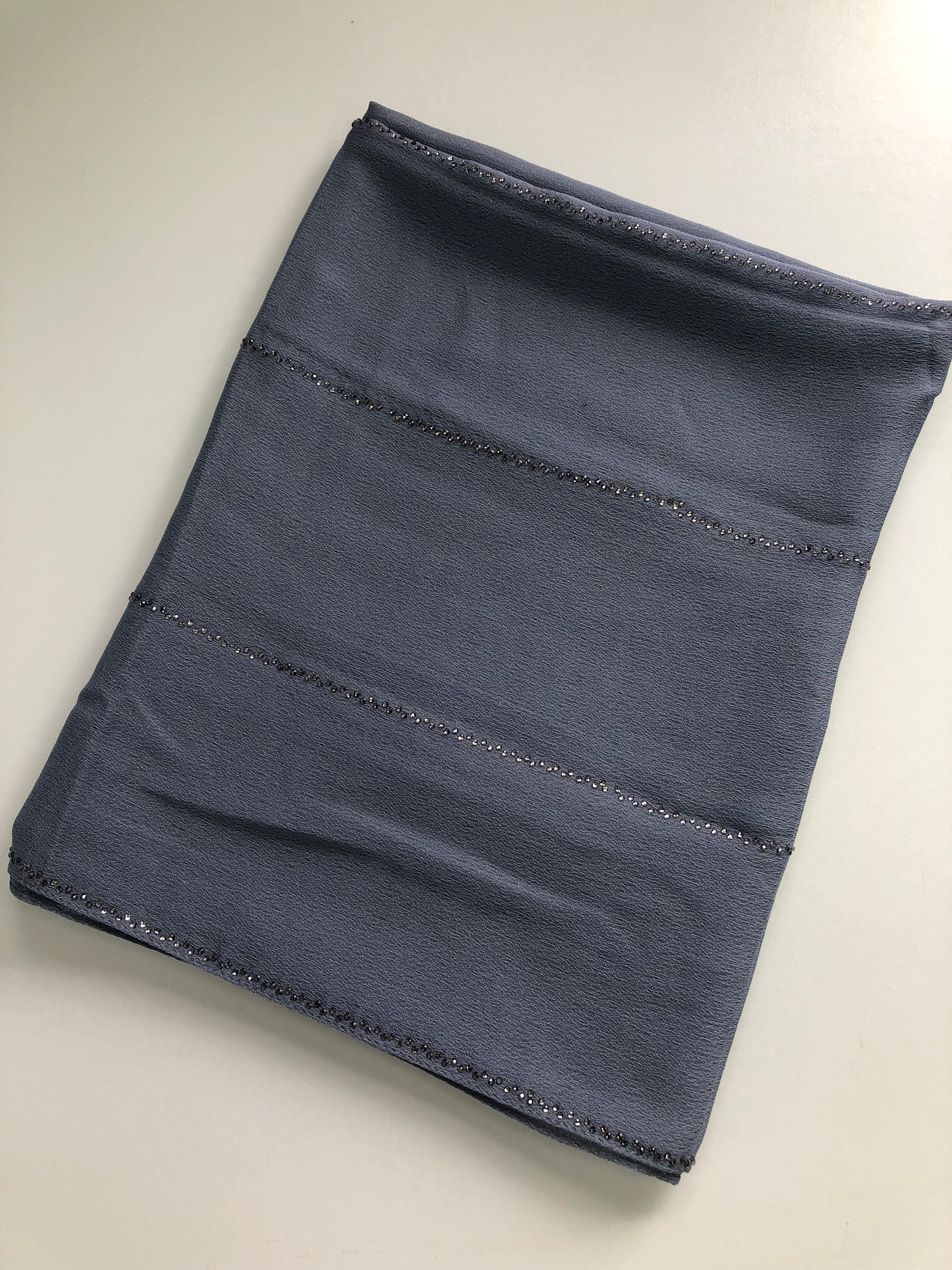 Kashkha shimmer  chiffon Long Hijab - Image 19