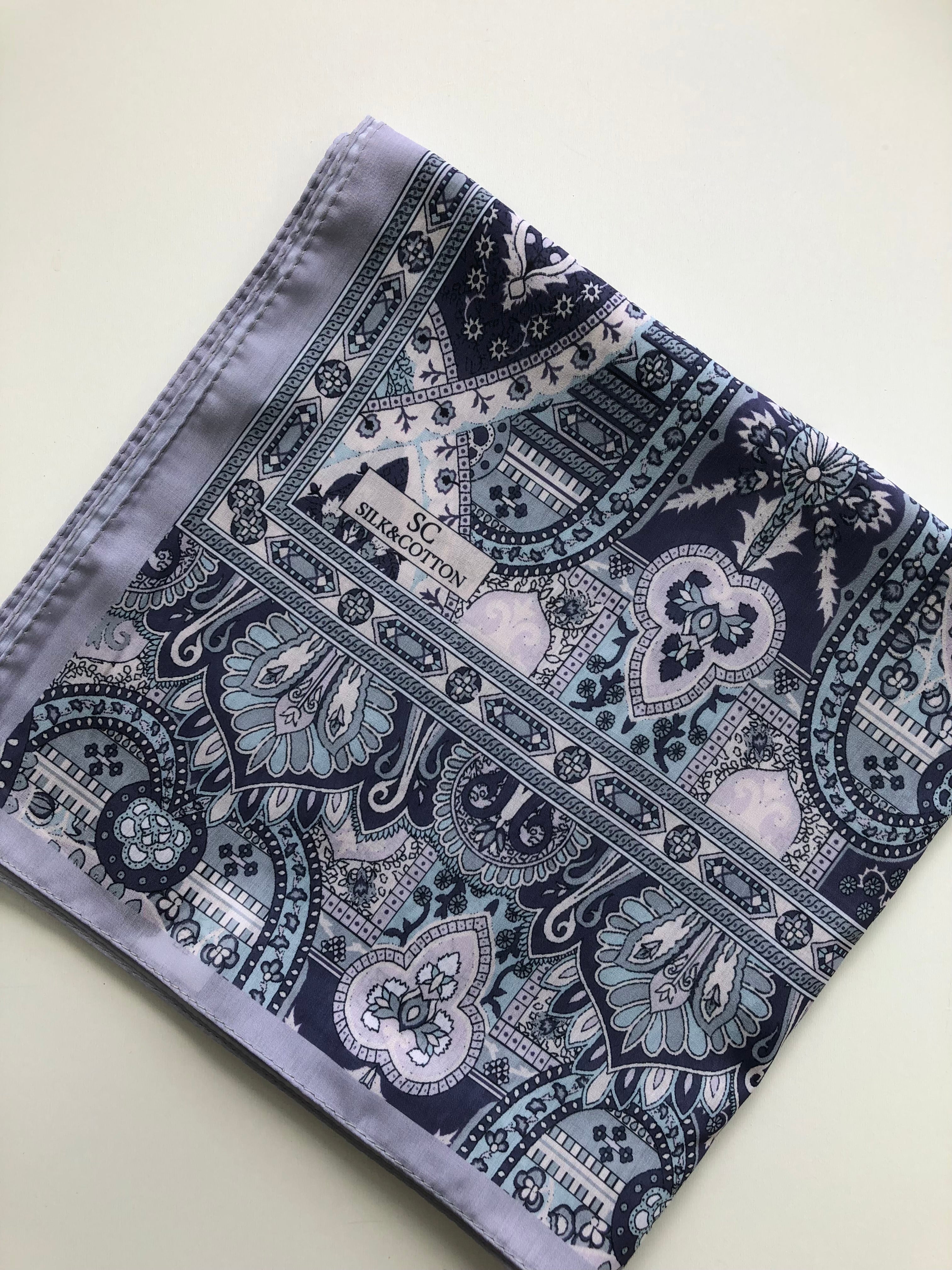 Premium Karaca Floral Tile work Print Long Hijab - Image 11