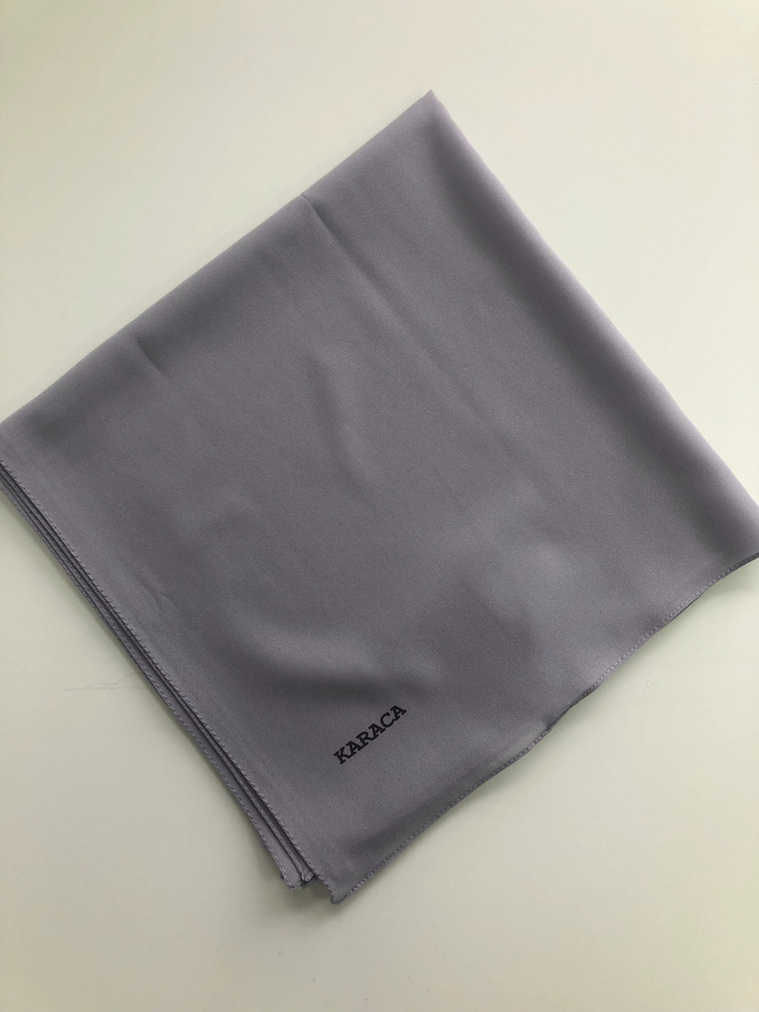 Premium Karaca 120cm Square Luxury Chiffon Plain Hijab - Image 31