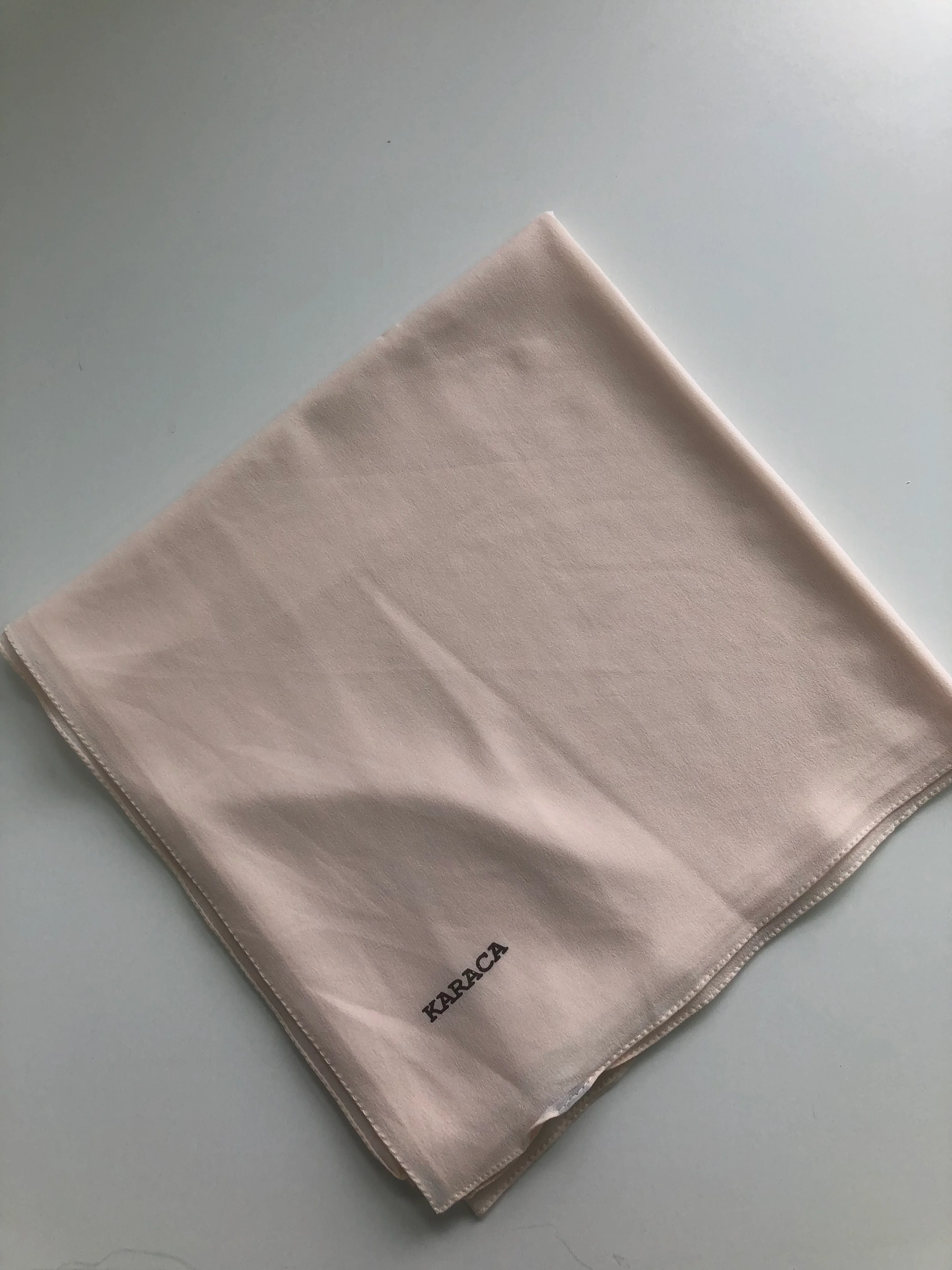 Premium Karaca 120cm Square Luxury Chiffon Plain Hijab - Image 34