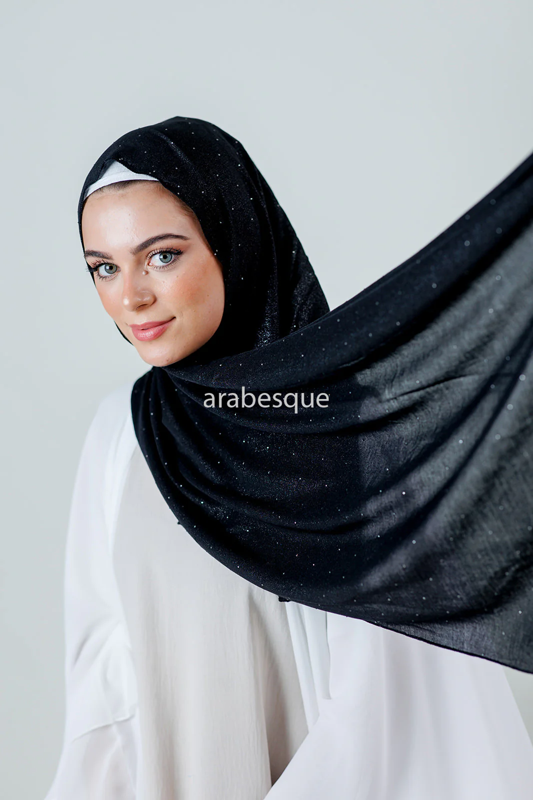 Sparkle spotted Kashkha Hijab - Image 3